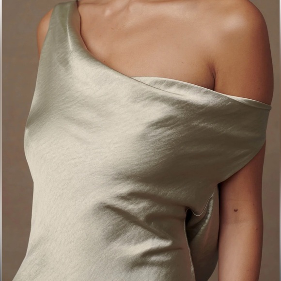 Meshki yvette slip maxi dress in sage - Picture 5 of 8